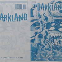 Darkland #3 - Cover - Cyan - Comic Printer Plate - PRESSWORKS