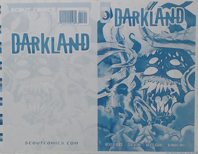 Darkland #3 - Cover - Cyan - Comic Printer Plate - PRESSWORKS