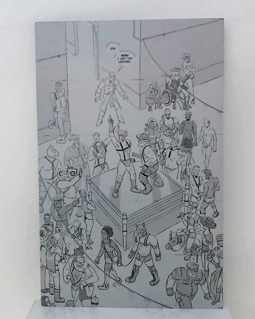 Death Drop Drag Assassin #2 - Page 18 - Black - Comic Printer Plate - PRESSWORKS)