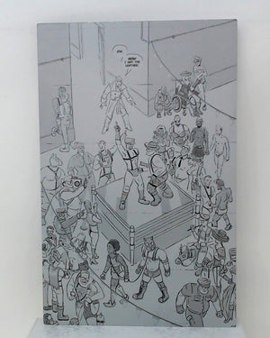 Death Drop Drag Assassin #2 - Page 18 - Black - Comic Printer Plate - PRESSWORKS)