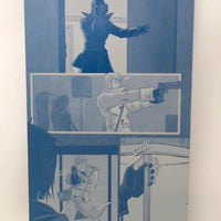 Death Drop Drag Assassin #2 - Page 21 - Cyan - Comic Printer Plate - PRESSWORKS