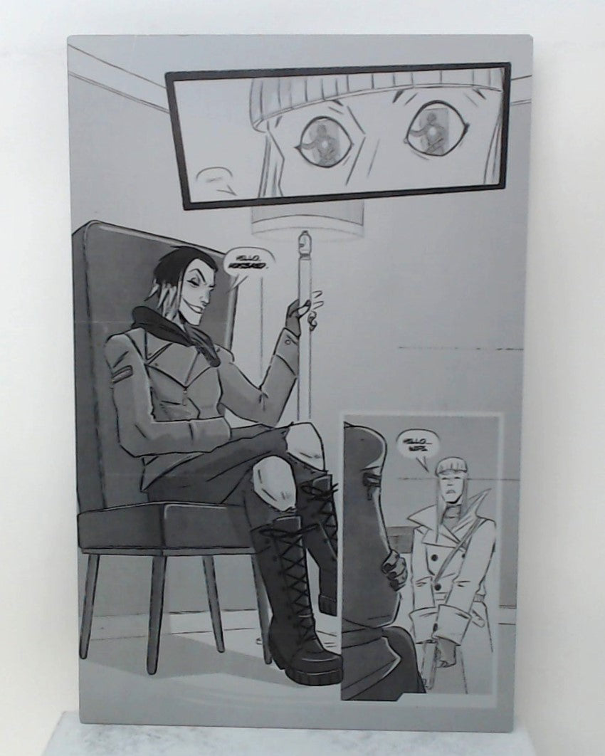 Death Drop Drag Assassin #2 - Page 22 - Black - Comic Printer Plate - PRESSWORKS
