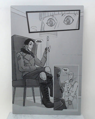 Death Drop Drag Assassin #2 - Page 22 - Black - Comic Printer Plate - PRESSWORKS