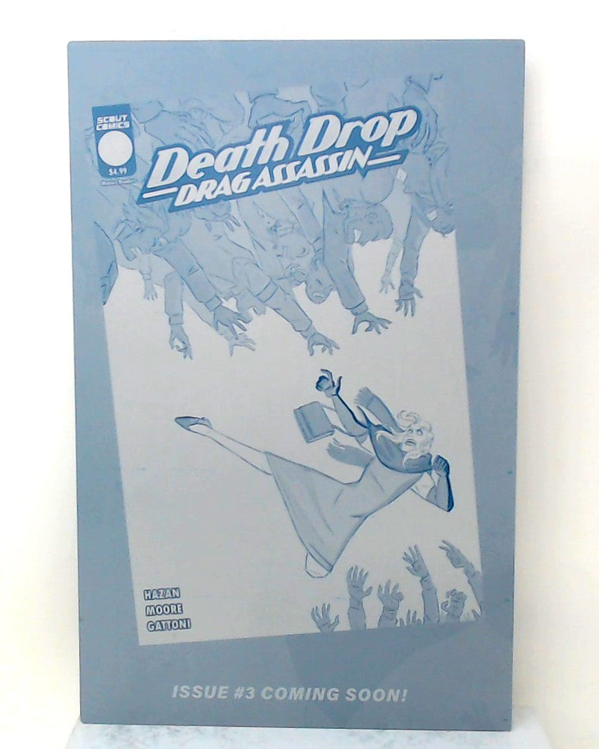 Death Drop Drag Assassin #2 - Page 23 - Cyan - Comic Printer Plate - PRESSWORKS