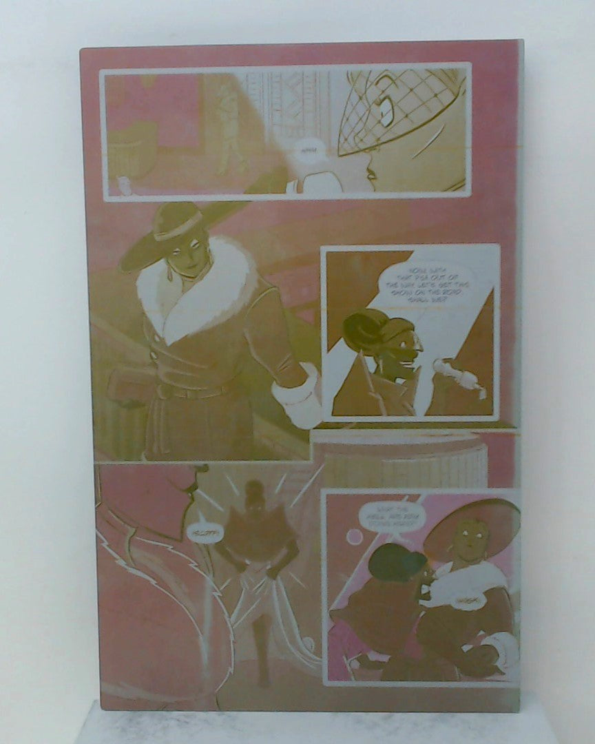 Death Drop Drag Assassin #2 - Page 5 - Yellow - Comic Printer Plate - PRESSWORKS