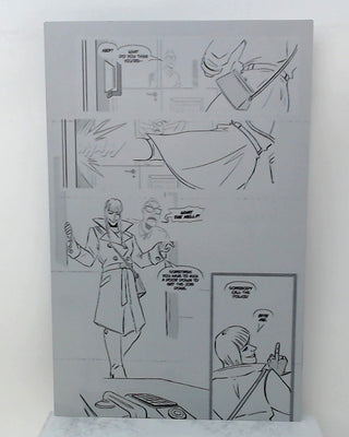 Death Drop Drag Assassin #2 - Page 10 - Black - Comic Printer Plate - PRESSWORKS