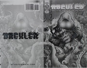 Drexler #1 - 1:50 Retailer Incentive Cover - Black - Printer Plate - PRESSWORKS - Comic Art - Nathan Kelly