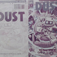 Dust #1 - 1:10 Retailer Incentive - Cover - Magenta - Comic Printer Plate - PRESSWORKS -  Aaron Conley