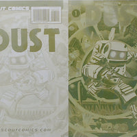 Dust #1 - Whatnot Select - Cover - Yellow - Comic Printer Plate - PRESSWORKS