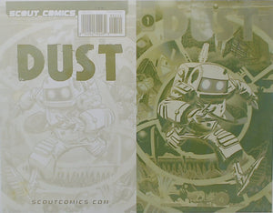 Dust #1 - Whatnot Select - Cover - Yellow - Comic Printer Plate - PRESSWORKS