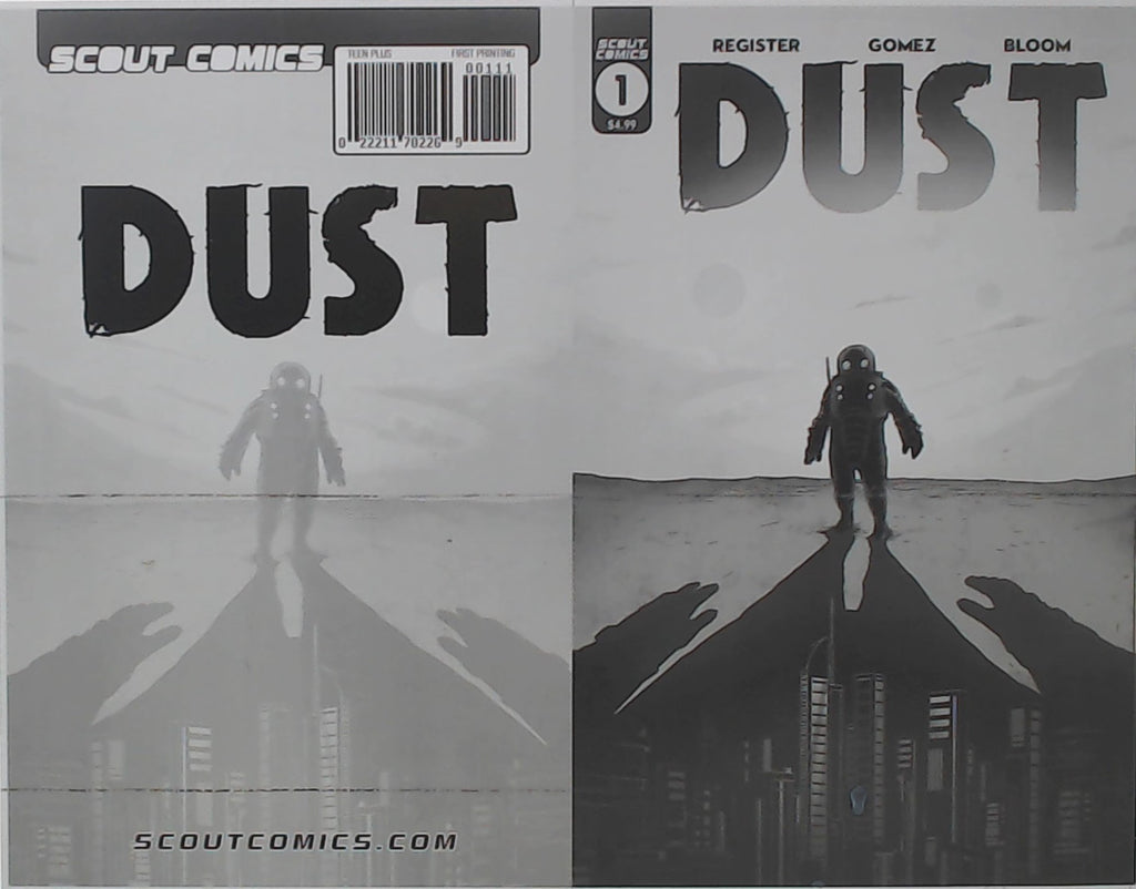 Dust #1 - Cover - Black - Comic Printer Plate - PRESSWORKS
