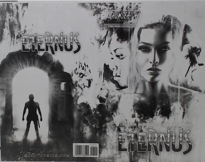 Eternus #4 - Cover - Black - Comic Printer Plate - PRESSWORKS