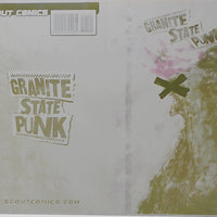 Granite State Punk #1 - 1:10 Retailer Incentive - Cover - Yellow - Comic Printer Plate - PRESSWORKS -  Patrick Buermeyer