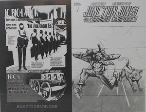 Junction Jones #1 - Webstore Exclusive - Cover - Black - Comic Printer Plate - PRESSWORKS