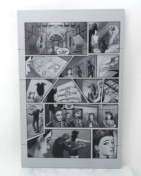 Lipstick Cliqa #1 - Page 12 - Black - Comic Printer Plate - PRESSWORKS
