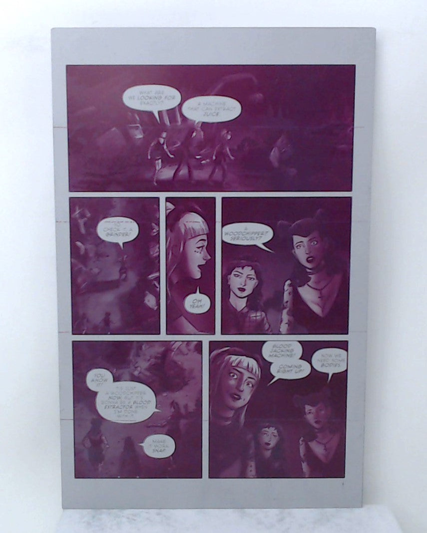 Lipstick Cliqa #1 - Page 22 - Magenta - Comic Printer Plate - PRESSWORKS