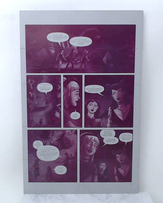 Lipstick Cliqa #1 - Page 22 - Magenta - Comic Printer Plate - PRESSWORKS