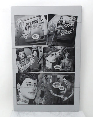 Lipstick Cliqa #1 - Page 24 - Black - Comic Printer Plate - PRESSWORKS