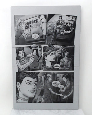 Lipstick Cliqa #1 - Page 24 - Black - Comic Printer Plate - PRESSWORKS