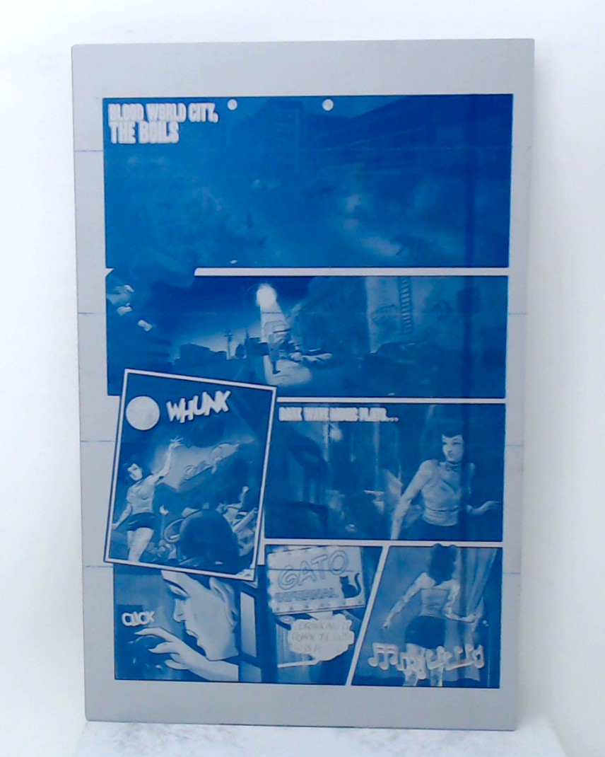 Lipstick Cliqa #1 - Page 2 - Cyan - Comic Printer Plate - PRESSWORKS
