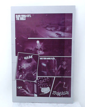 Lipstick Cliqa #1 - Page 2 - Magenta - Comic Printer Plate - PRESSWORKS