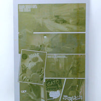 Lipstick Cliqa #1 - Page 2 - Yellow - Comic Printer Plate - PRESSWORKS