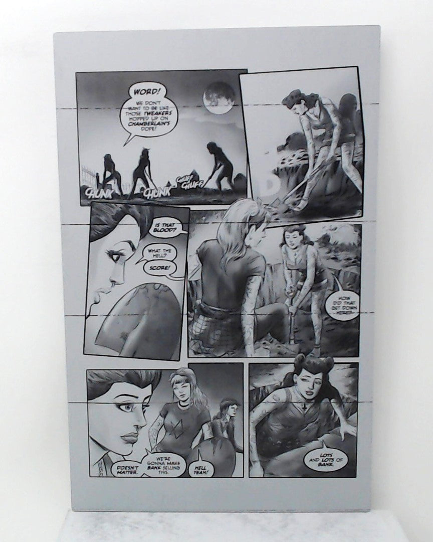 Lipstick Cliqa #1 - Page 8 - Black - Comic Printer Plate - PRESSWORKS