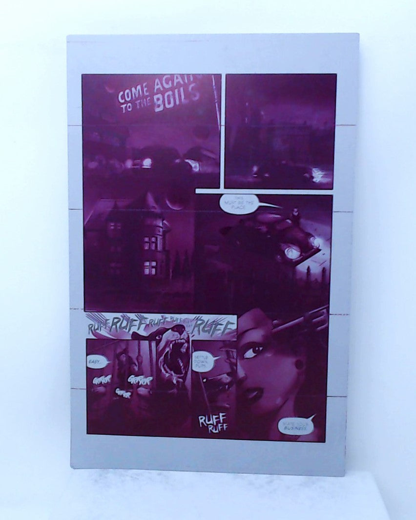Lipstick Cliqa #1 - Page 9 - Magenta - Comic Printer Plate - PRESSWORKS