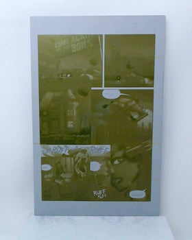 Lipstick Cliqa #1 - Page 9 - Yellow - Comic Printer Plate - PRESSWORKS