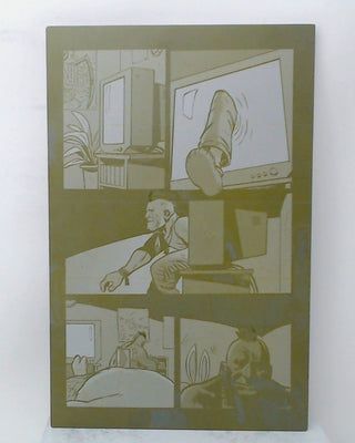 Mitch #1 - Page 15 - Yellow - Comic Printer Plate - PRESSWORKS