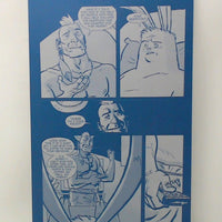 Mitch #1 - Page 18 - Cyan - Comic Printer Plate - PRESSWORKS