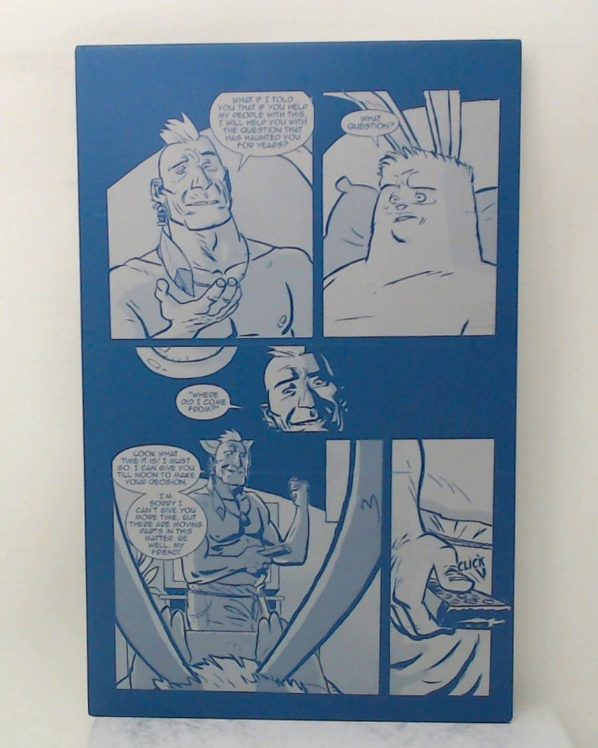 Mitch #1 - Page 18 - Cyan - Comic Printer Plate - PRESSWORKS