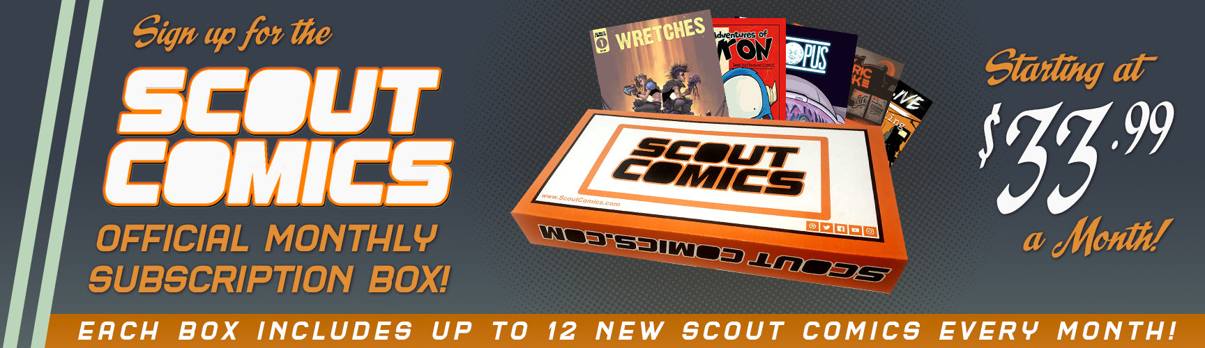 Scout Subscriptions Scout Comics & Entertainment Holdings, Inc. | Scout Comics and ...