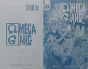 Omega Gang #1 - 1:10 Retailer Incentive - Cover - Cyan - Comic Printer Plate - PRESSWORKS -  Erica D'Urso