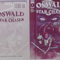 Oswald and the Starchaser #1 - Cover - Magenta - Comic Printer Plate - PRESSWORKS