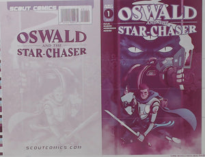Oswald and the Starchaser #1 - Cover - Magenta - Comic Printer Plate - PRESSWORKS