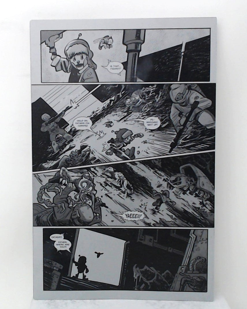 Grimm Space P1-Nocchio #1 -  Page 18 - Black - Comic Printer Plate - PRESSWORKS