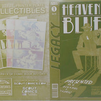 Heavenly Blues #1 - Legacy Edition - Cover - Yellow - Comic Printer Plate - PRESSWORKS