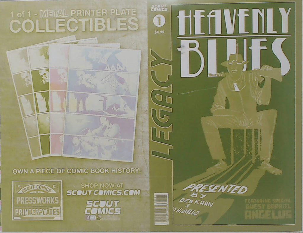 Heavenly Blues #1 - Legacy Edition - Cover - Yellow - Comic Printer Plate - PRESSWORKS