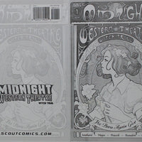 Midnight Western Theatre: Witch Trials #1 - Cover - Black - Comic Printer Plate - PRESSWORKS