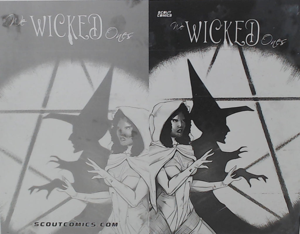 We Wicked Ones #1 - 1:10 Retailer Incentive - Cover - Black - Comic Printer Plate - PRESSWORKS