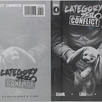 Category Zero: Conflict #4 - Cover - Black - Comic Printer Plate - PRESSWORKS -Ton Lima