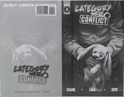 Category Zero: Conflict #4 - Cover - Black - Comic Printer Plate - PRESSWORKS -Ton Lima