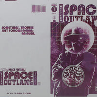 Space Outlaws #1 - Cover - Magenta - Comic Printer Plate - PRESSWORKS