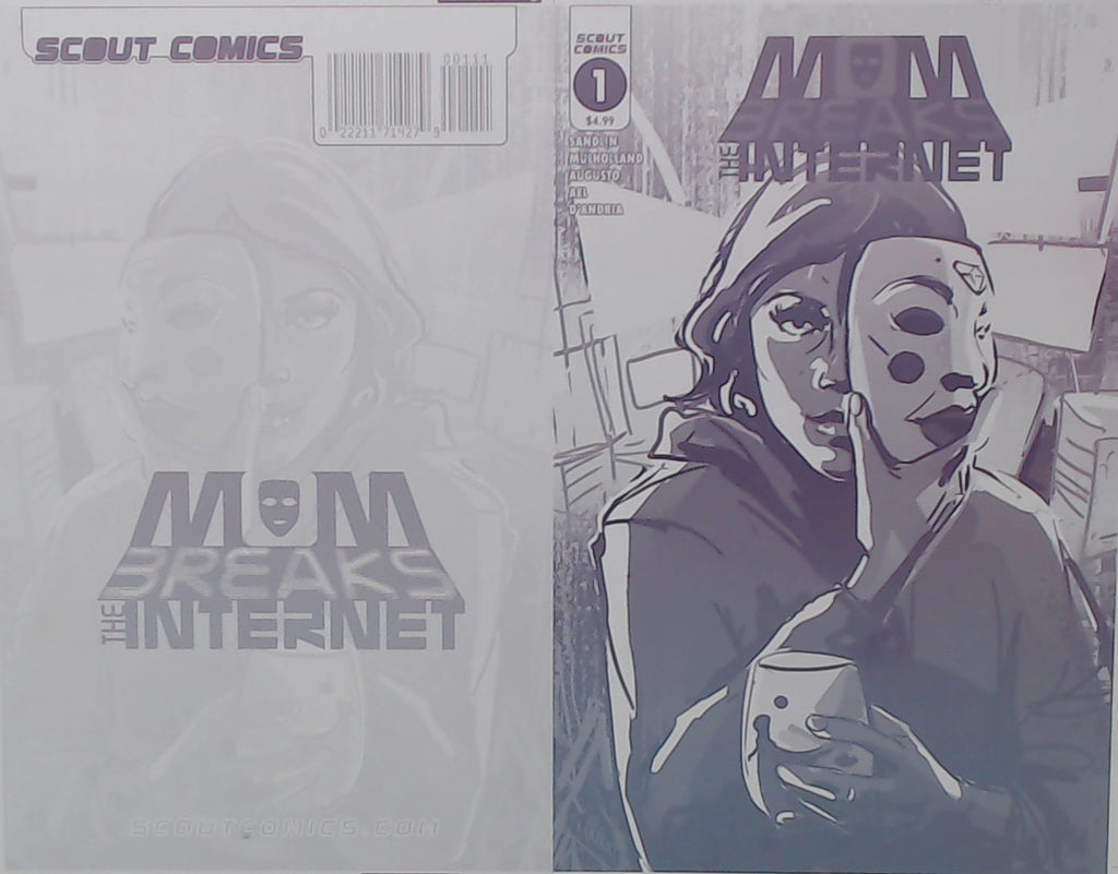 M.O.M. Breaks the Internet #1 - Cover - Magenta - Comic Printer Plate - PRESSWORKS