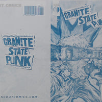 Granite State Punk #1 - Cover - Cyan - Comic Printer Plate - PRESSWORKS
