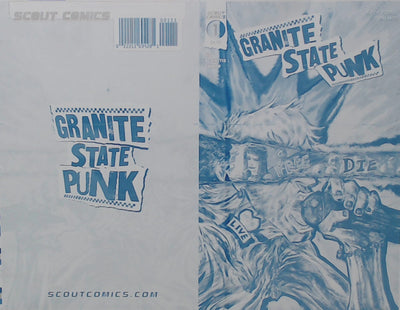Granite State Punk #1 - Cover - Cyan - Comic Printer Plate - PRESSWORKS