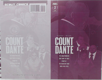 Count Dante #1 -  Cover - Magenta - Comic Printer Plate - PRESSWORKS