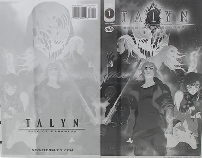Talyn: Seed of Darkness #1 - Cover - Black - Comic Printer Plate - PRESSWORKS