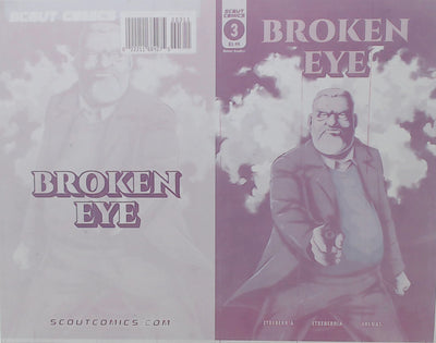 Broken Eye #3 - Cover - Magenta - Comic Printer Plate - PRESSWORKS